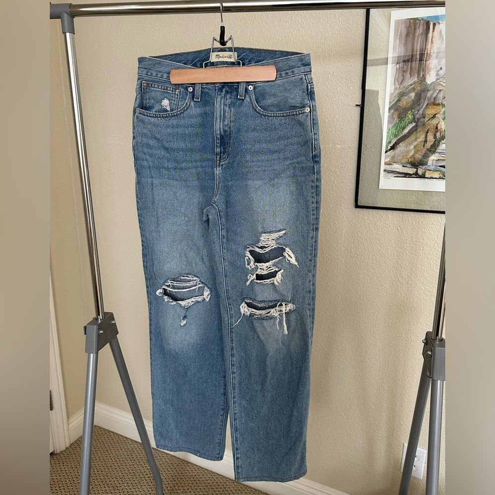 Madewell Baggy Straight Jeans